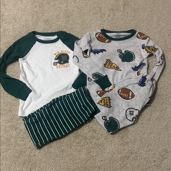 Carters boys pajama sets size 4T - Picture 1 of 4